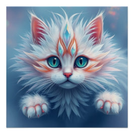 Pôster Fantasy Cat
