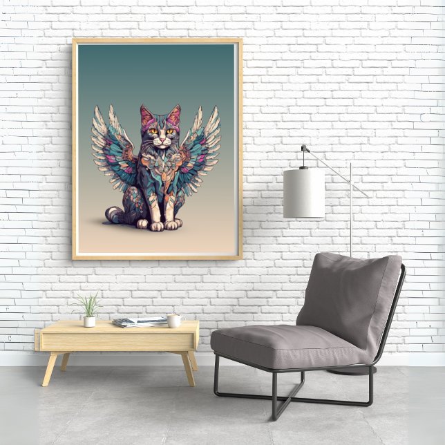 Poster Fantasy Cat I Misty Meow | Gato Asas [2/4] (Criador carregado)
