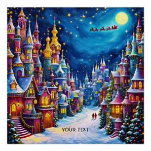 Pôster Fantasy - Cidade da Véspera de Natal