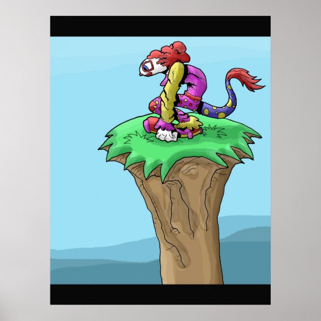 Pôster fantasy clown (Frente)