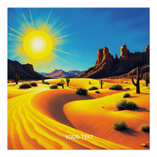 Pôster Fantasy Cujo Deserto Sands Rocks