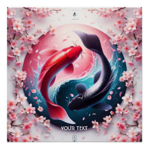 Pôster Fantasy Cute Elegant Yin Yang