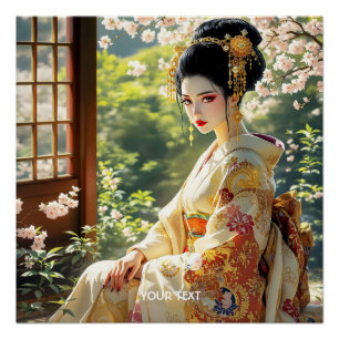 Pôster Fantasy Cute Extreme Oriental Beauty