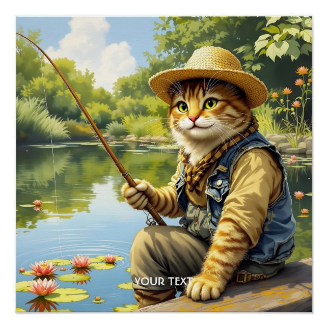 Pôster Fantasy Cute Lake Fish (Frente)