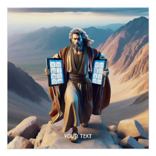 Pôster Fantasy Cute Moes Dez Mandamentos