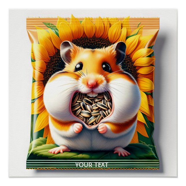 Pôster Fantasy Cute Packet Seeds Hamster (Frente)