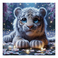 Fantasy Cute Tiger White Baby
