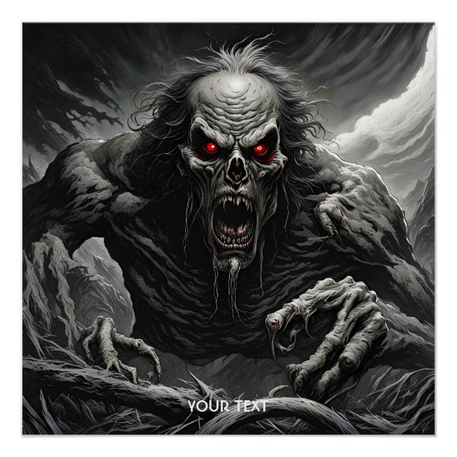 Pôster Fantasy Cute Vivid Scary Horror Creatura (Frente)