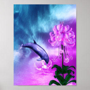 Poster Fantasy Dolphin