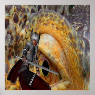 Poster Fantasy Dragon Folk Tale