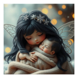 Pôster Fantasy Fairy Made Baby Art