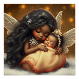 Pôster Fantasy Fairy Made Baby Art