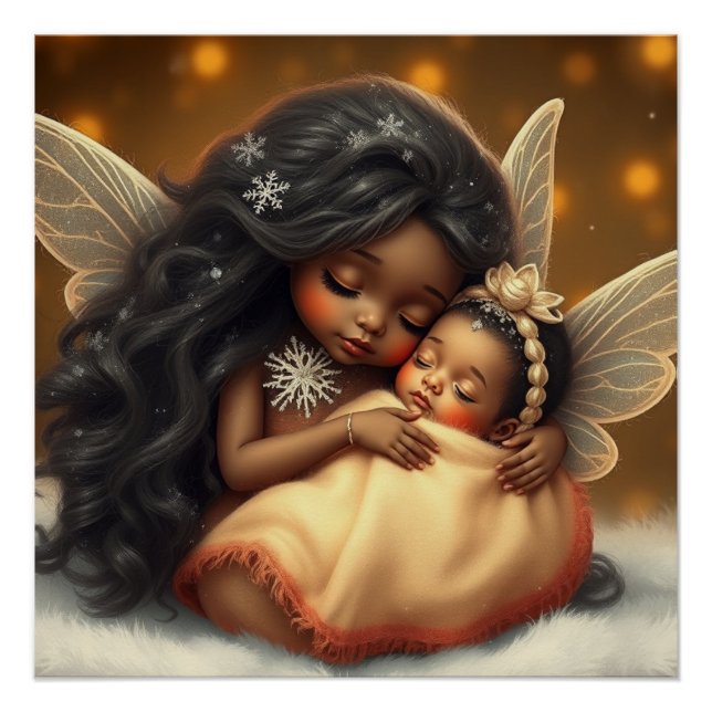 Pôster Fantasy Fairy Made Baby Art (Frente)