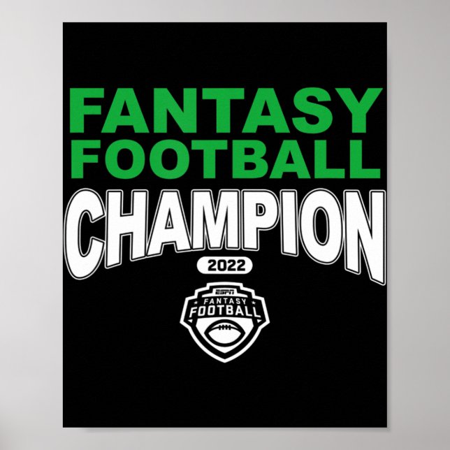 Poster Fantasy Football Champion Twenty TwentyTwo (Frente)