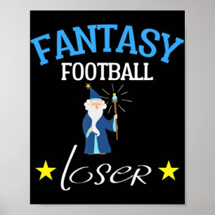 Poster Fantasy Futebol Perdido Fantasy Futebol Tee