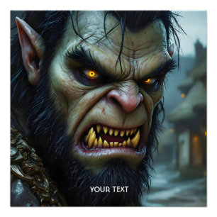 Pôster Fantasy - Grande Guerreiro Forte