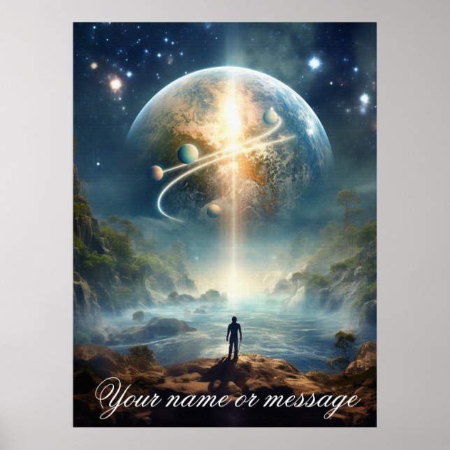 Poster Fantasy Realms of Magic Scenery designs (Frente)