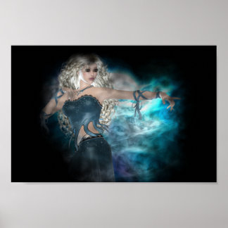 Poster Fantasy Sky Siren Vignette