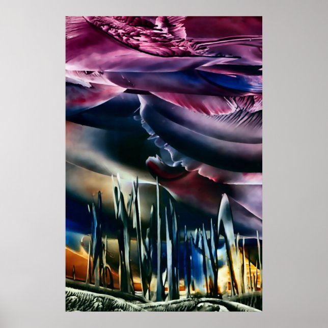 Pôster Fantasy Spires (Frente)