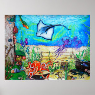 Poster Fantasy Under The Sea