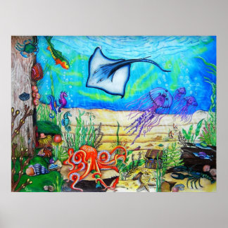 Poster Fantasy Under The Sea