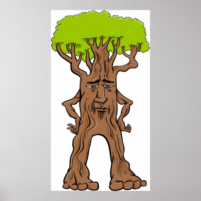 Poster Fantasy Walking Tree (Frente)