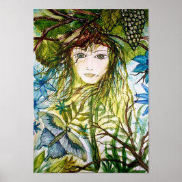 Poster Fantasy Watercolor Rima's World