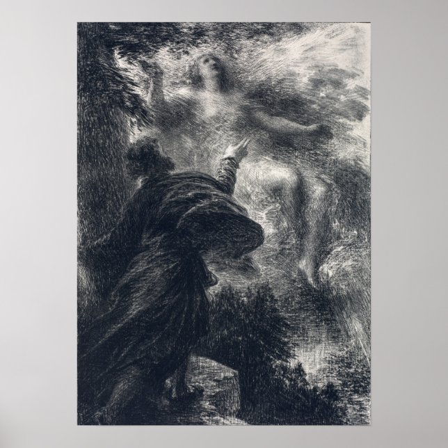 Poster Fantin-Latour - A Fada Dos Alpes (Frente)