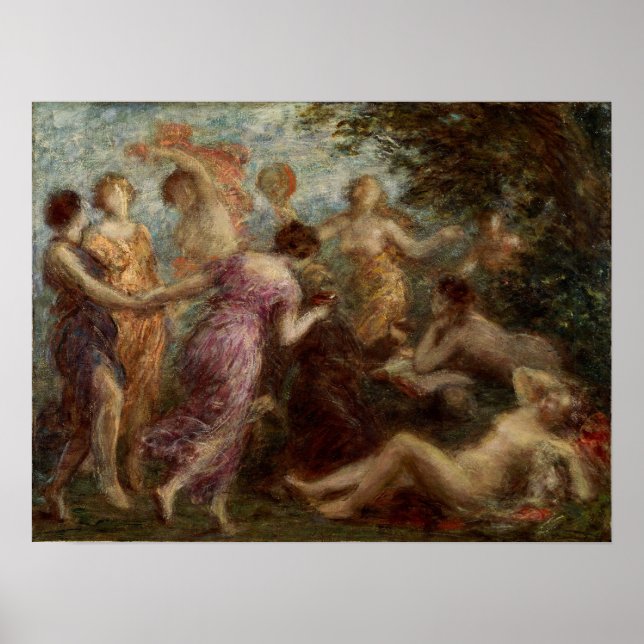 Poster Fantin-Latour - A Tentação Da Rua. Anthony (Frente)