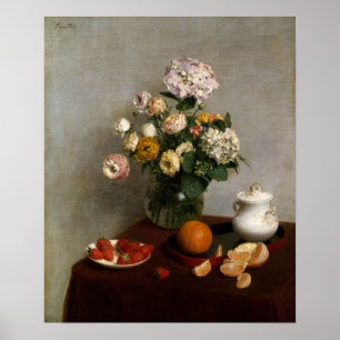 Poster Fantin-Latour - Flores E Frutas