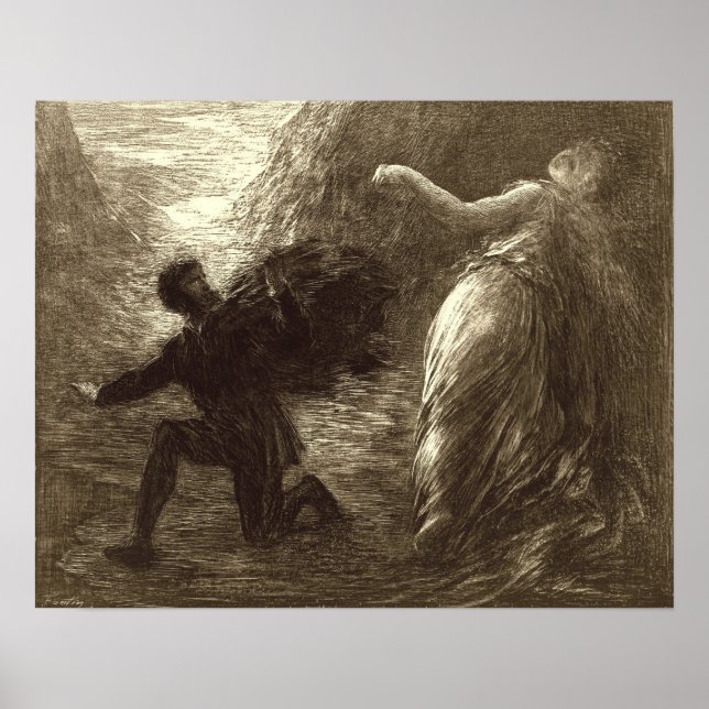 Poster Fantin-Latour - Manfred E Astarte (Frente)