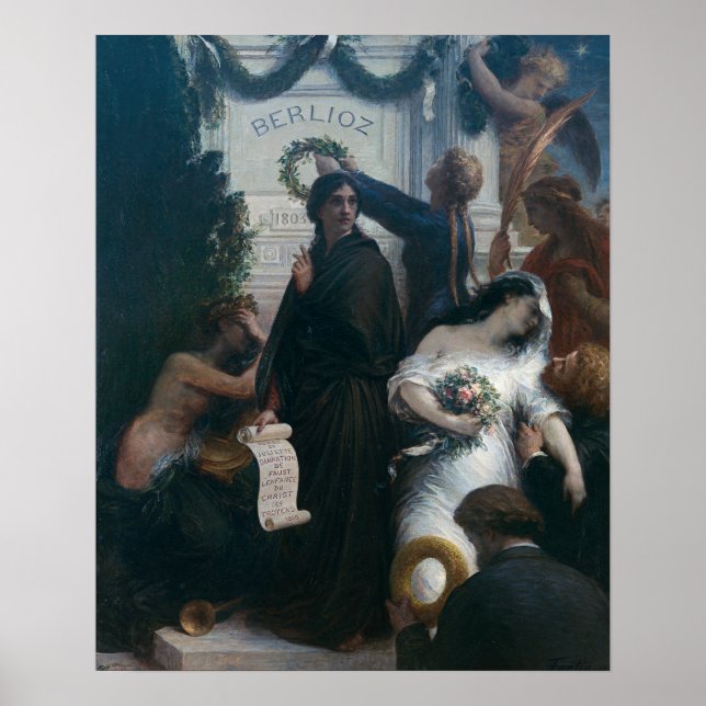 Poster Fantin-Latour - O Aniversário (Frente)