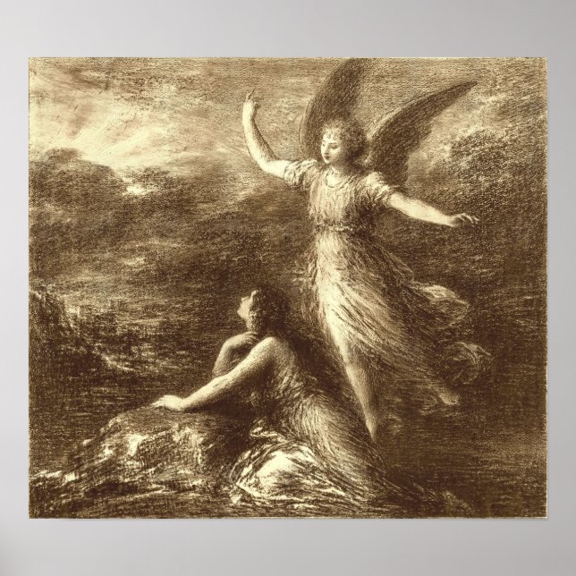 Poster Fantin-Latour - Paraíso E La Peri (Frente)
