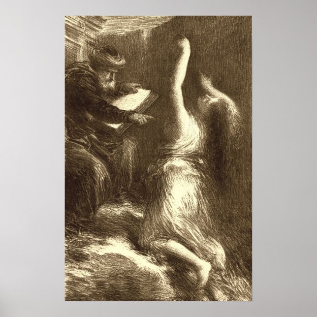 Poster Fantin-Latour - Parsifal Ato II Evocação Kundry (Frente)