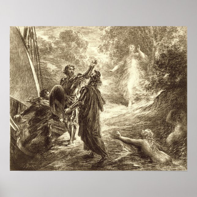 Poster Fantin-Latour - Rinaldo (Frente)