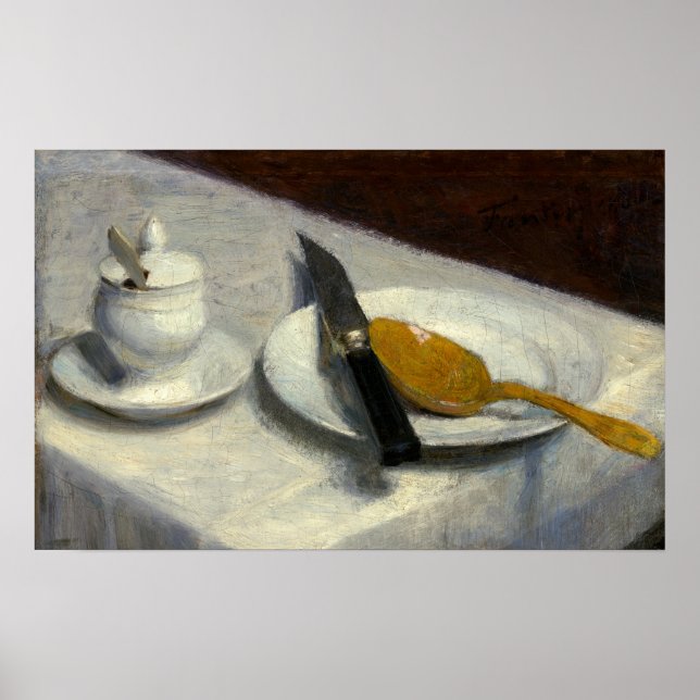 Poster Fantin-Latour - Still Life With Mustard Pot 1860 (Frente)