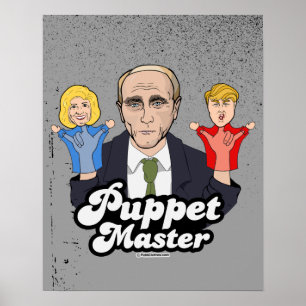 Pôster Fantoche Mestre Putin
