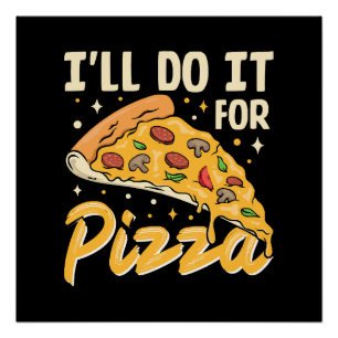 Pôster Farei por Pizza