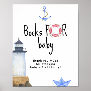 Poster Farinha de água do farol - Livros para bebê