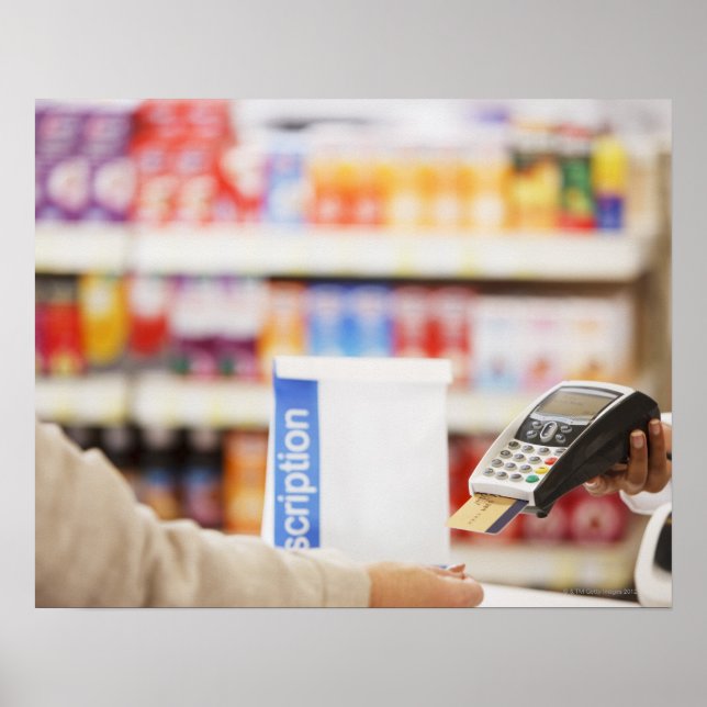 Pôster Farmacêutico com dispositivo de segurança para cli (Frente)