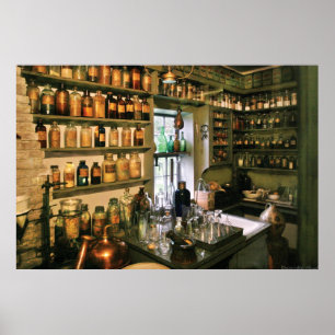 Pôster Farmacêutico - drogas dos farmacêuticos