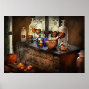 Pôster Farmacêutico - equipamento medicinal