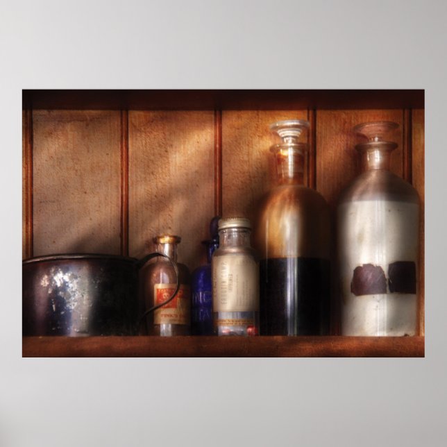 Poster Farmacêutico - Ingredientes Médicos (Frente)