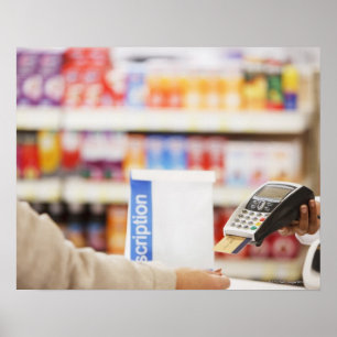 Pôster Farmacêutico que guardara o dispositivo de