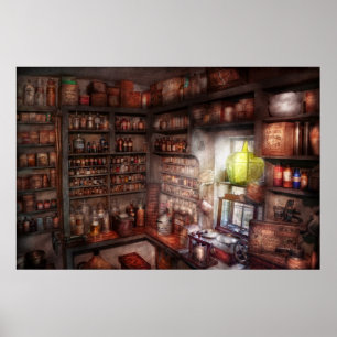 Pôster Farmácia - equipamento - o estudo de Merlin