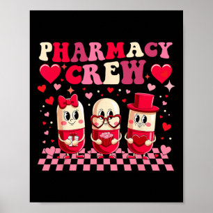 Poster Farmácia Fofa Tripulação de São Valentim Pílulas P