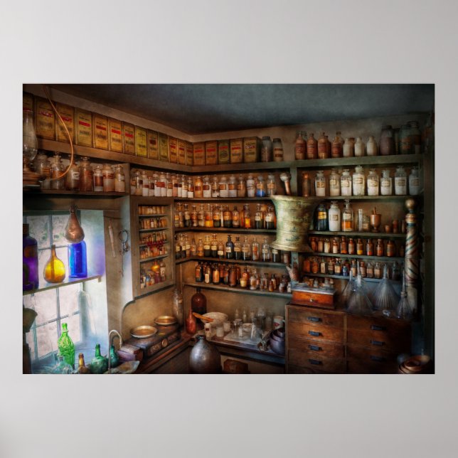 Pôster Farmácia - Química farmacêutica (Frente)