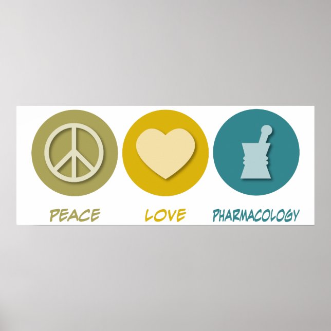 Poster Farmacologia do Amor pela Paz (Frente)