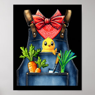Poster Farmer Halloween Costume Engraçado Finja que sou u