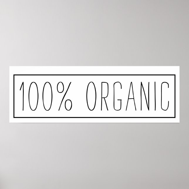 Poster Farmhouse Inspirou 100% De Orgânica (Frente)